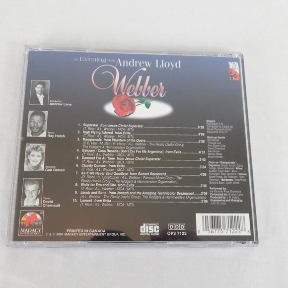 Lot of 2 Andrew Lloyd Webber Orlando Pops Orchestra CD 2001 Broadway Showtunes - Picture 3 of 9